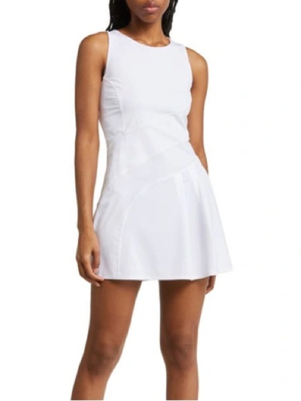 Sweaty Betty Women's Grand Slam Tennis Dress In White Size M